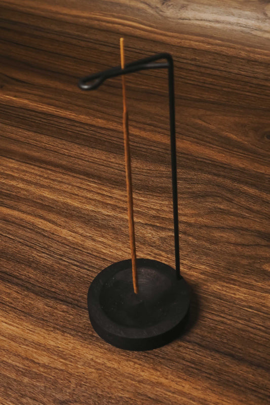 倒掛線香架（黑底）